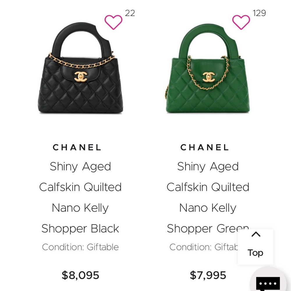 NWT Chanel Kelly Shopper Top Handle Aged Calfskin Blue (Box & Dust Bag) - Picture 9 of 11